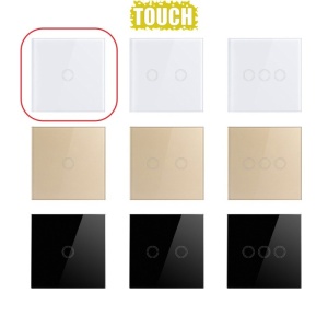 gama culori intrerupator touch techstar alb negru gold