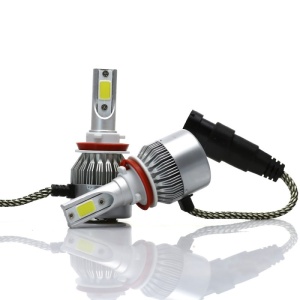 2 db Auto Techstar® C6 LED-es készlet, H11/H8/H9, 36w, 3800 lumen, 6500K, AUTO, 12-24 volt, COB - Img 4