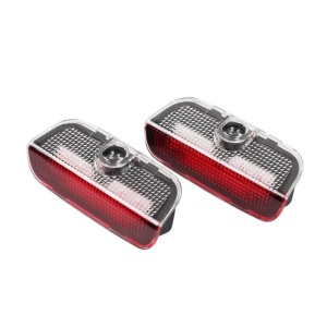 2 db LED-es embléma készlet a VW autómárkának szentelt ajtóhoz
