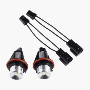 2 db LED Marker Techstar® Angel Eyes készlet, 5W, BMW E39, E61, E63, E65, X5, 6500K, alumínium - Img 5