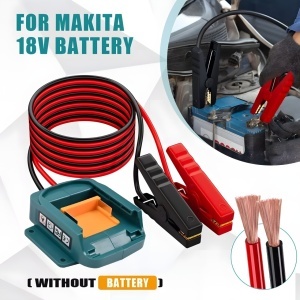 Kit complet pornire auto cu adaptor, clești și cabluri
