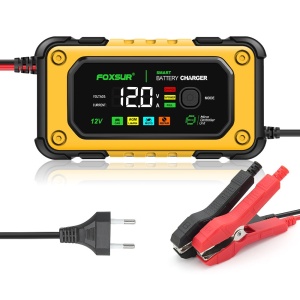 Redresor Foxsur 12V 7A cu afisaj digital si protectie supratensiune