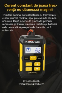 tabel valori cca pentru tester kw510