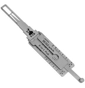 Lishi eredeti HU92 2 az 1-ben autós szerszámdekóder egyszerű emelővel, gyújtáshoz, ajtókhoz és csomagtartóhoz, kompatibilis BMW / MINI / Range Rover modellekkel