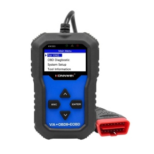 Tester auto KONNWEI KW350 diagnoza VAG vedere ecran pornit