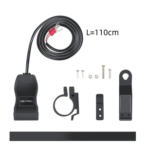 Continut pachet incarcator USB pentru motocicleta Techstar A83PD