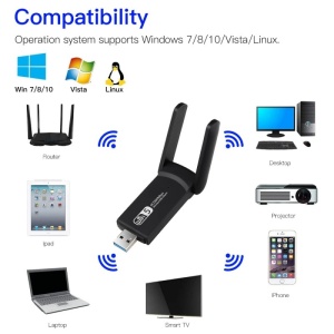 Functii si caracteristici adaptor WiFi AC1300 Techstar