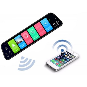 Techstar® Z9 Plus kéttükrös autós kamera, Android 8.1, 4G és WiFi, 9,66" IPS Touch Full HD, Hotspot, ADAS, GPS, FM-modulátor, autós asszisztens - Img 4