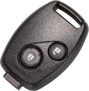 Techstar 2 gombos autókulcs-ház, kompatibilis a Honda Civic, Jazz, CR-V, Accord, Insight, Fit, FR-V modellekkel, penge, chip és elektronika nélkül.