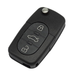 Techstar Audi autó kulcstok A2, A3, A4, A6, A8, TT, 3 gombbal