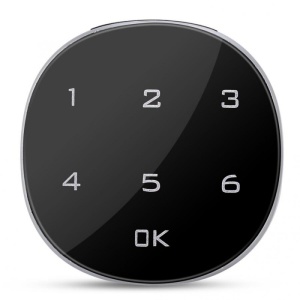 Techstar CR2023 Smart Lock Digitális érintőképernyő, 20 mm, Riasztással, MicroUSB tápellátással