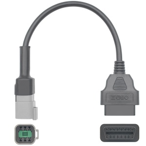 Techstar OBD2 adapter 6 tűs UTV/ATV csatlakozóhoz, terepjáró diagnosztikai kábel, CAN/K-Line