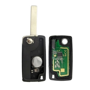 Techstar Peugeot komplett autó kulcs, 307, 407, 433 MHz, 7961, ID46, VA2, 3 gomb