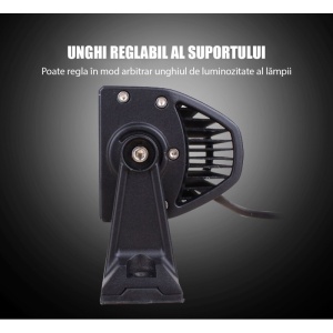 efect iluminare bara proiector led auto techstar png3 pe timp de noapte