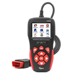 Techstar Vgate VR800 Professional autódiagnosztikai eszköz, több márka OBD2, OBD+CAN, színes kijelzővel, részletes kódok