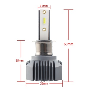 2 db Auto Techstar® S1 LED-es készlet, H3, 40w, 4000 lumen, 6500K, AUTO, 12-24 volt, CSP, Canbus, alumínium radiátor - Img 6