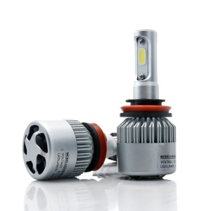 Set 2 becuri LED auto Techstar S2, lumina rece alba, 36W, 4000 lumeni