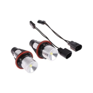 2 db LED Marker Techstar® Angel Eyes készlet, 5W, BMW E39, E61, E63, E65, X5, 6500K, alumínium - Img 2