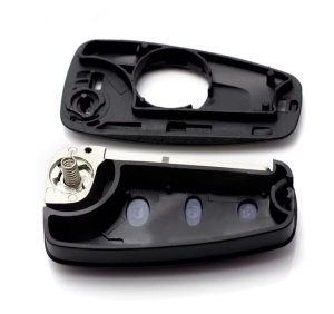 Carcasa cheie Ford tip briceag 3 butoane – kit interior cu suport electronic si arc