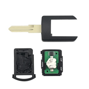 Gépkocsikulcs komplett távirányítóval Techstar kompatibilis Opel Corsa C, Combo, Meriva, Tigra, Vauxhall, 2 gomb, 433 MHz, 5WK48669, pengés HU46 - Img 5
