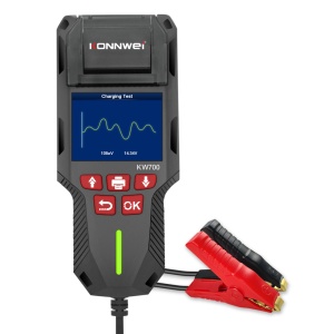Aparat test baterie 12V/24V KONNWEI KW700 cu afisaj color