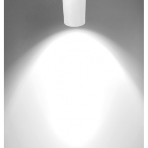 spoturi LED Techstar albe montate in showroom haine