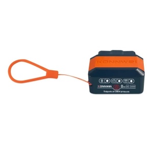 Adaptor diagnoza auto OBD2 KONNWEI KW906 cu cablu portocaliu si design compact