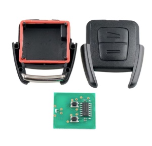 Programozható teljes autókulcs Opel Astra, Zafira, Omega, Vectra, Frontera gépekhez, 2 gombbal, 433 MHz, ID40 chip