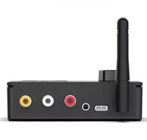 Techstar® DAC 192KHz digitális-analóg hangkonverter Bluetooth 5.4-gyel és távirányítóval, koaxiális bemenettel, RCA kimenetekkel és 3,5 mm-es jack csatlakozóval