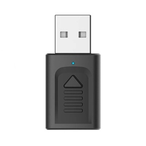 Techstar® M135 4 az 1-ben audió vevő adó, Bluetooth 5.0, USB port, AUX 3,5 mm, kompatibilis otthoni TV-vel vagy autóval, fekete