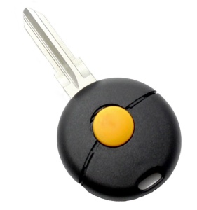 Techstar autókulcs-tartó, Mercedes-Benz Smart modellekkel kompatibilis, 1 gombbal, 1998–2007-es Fortwo, Forfour, City Coupe és Cabrio modellekkel kompatibilis