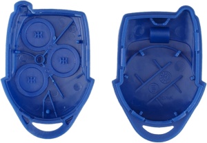 Set 2 huse silicon albastru Ford – față și spate