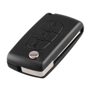 Techstar CE0536 Peugeot Automatikus kulcstartó, 3 gombos, Citroen, 207,307, 407, C2, C3, C4, C5, C6, C8, HU83
