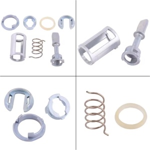 Kit reparatie incuietoare yala usa fata Techstar compatibil VW Golf 4 1997-2006 Bora 1997-2006 vedere piese si arcuri