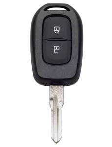Techstar kulcstartó Dacia Logan, Duster, Sandero, Dokker és Renault 2013-2023 modellekhez, 2 gomb, fém penge, kopott ház csere