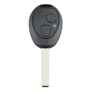 Carcasa cheie auto 2 butoane HU92 Land Rover Rover Mini Cooper BMW Z3 Z4 X3 X5 e46 e39 vedere spate rotunda fara lamela
