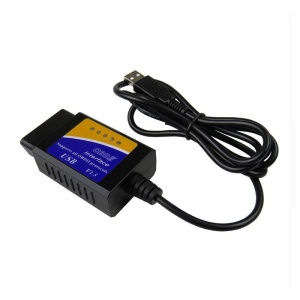 Cablu si adaptor interfata diagnoza auto Techstar OBD2 USB ELM V1.5