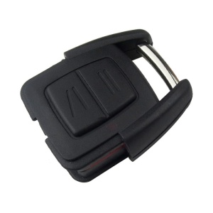 Carcasa cheie auto 2 butoane Opel Vauxhall vedere frontala fara lamela