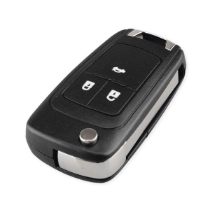Techstar Opel Vauxhall Chevrolet Buick Auto kulcstartó, 3 gomb