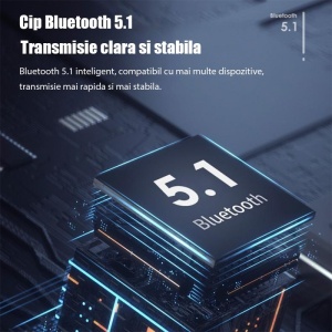 prezentare caracteristici convertor audio bluetooth 5.1 techstar ot13