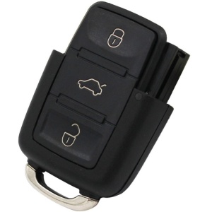 Cheie auto tip flip VW cu lamela metalica si 3 butoane