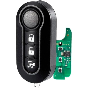 Teljesen programozható autókulcs, 433 MHz-es távirányítóval, 3 gombbal, PCF7946 chippel, Marelli rendszerrel – kompatibilis a Fiat Ducato, 500L, Doblo, Panda, Citroen Relay, Peugeot Boxer, Iv