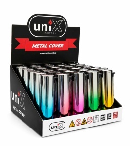 Brichetele rotunde Unix Metal Cover Gradient - Display 25 bucăți