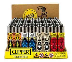 Brichetele Clipper Classic Medium CP21 Mystic Geometry - Display 48 bucăți - Img 2