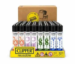 Brichetele Clipper Classic Medium CP21 Mystic Tarot - Display 48 bucăți - Img 2