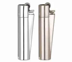 Brichetele Clipper Metal CP11 Shine & Matt Silver - Display 12 bucăți - Img 3