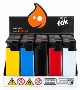 Brichetele Fok Turbo Antivânt Solid Colors - Display 25 bucăți - Img 2