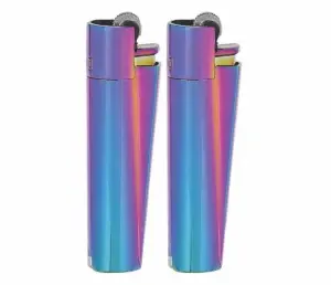 Brichetele Clipper Metal CP11 Mixed Icy Colors - Display 12 bucăți - Img 2