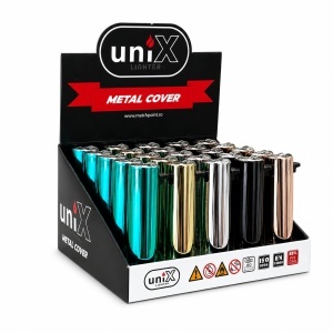 Brichetele Unix Metal Cover Glossy - Display 25 bucăți