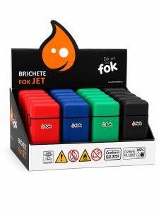 Brichetele Fok Jet Classic Antivânt - Display 20 bucăți